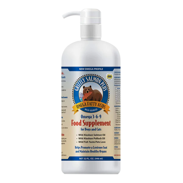 Grizzly - Salmon Oil Plus for Dogs and Cats