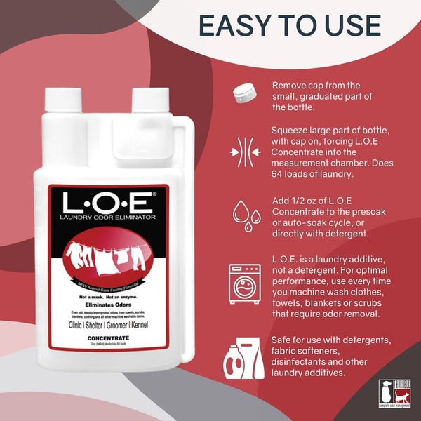 LOE Laundry Odor Eliminator Concentrate