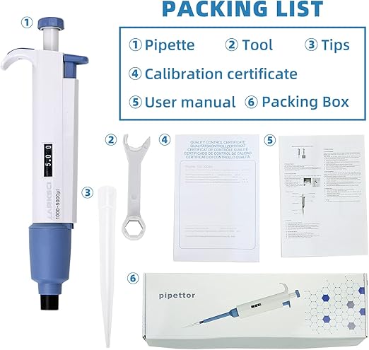 Pipette ajustable 20-200ul