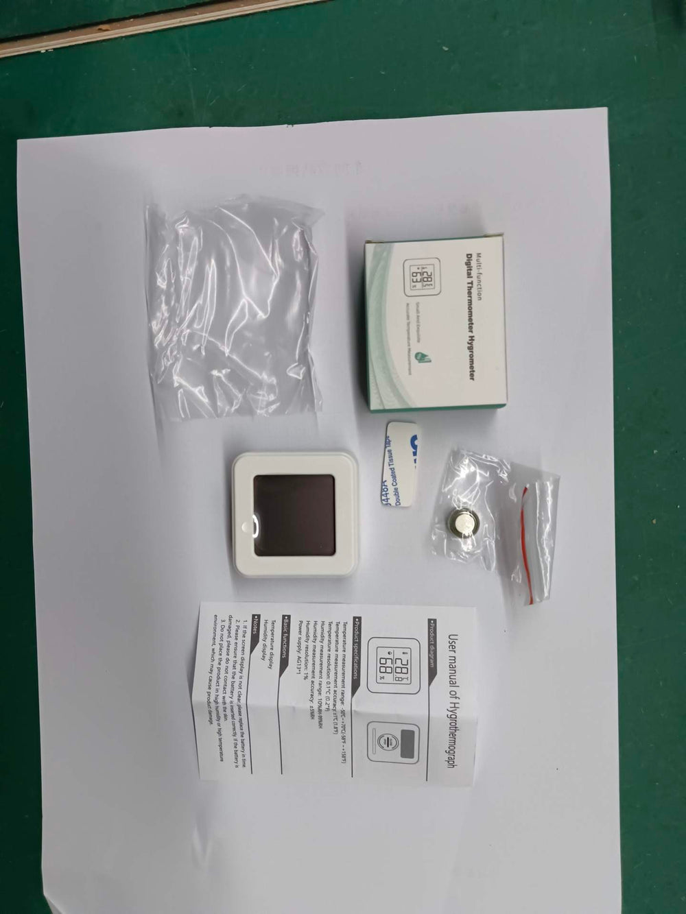 Mini thermomètre-hygromètre numérique LCD, compteur de température et d'humidité pour boîte de mise bas