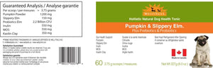 WellyTails Pumpkin & Slippery Elm with GUT Probiotics & Prebiotics