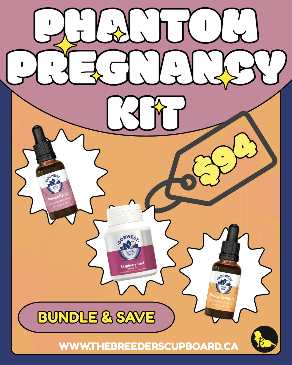 Dorwest Phantom Pregnancy Kit