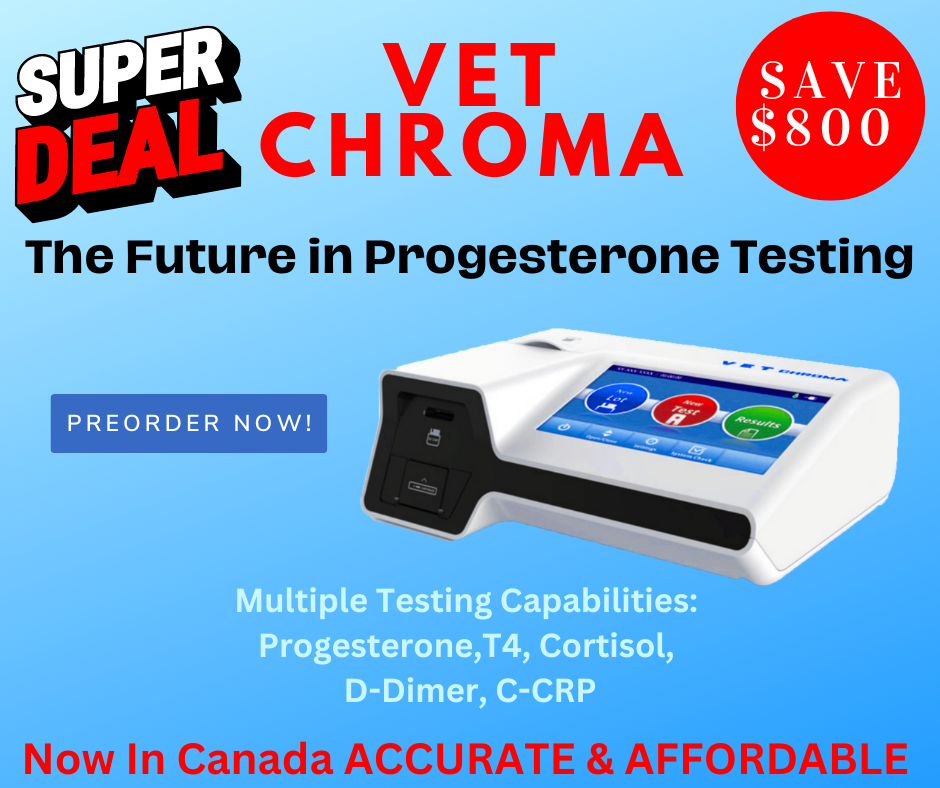 VET CHROMA CANINE PROGESTERONE MACHINE BUNDLE