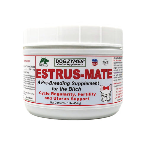 Dogzymes Estrumate for the Breeding Bitch Support Cycle Regularity and Positive Pregnancy Planning