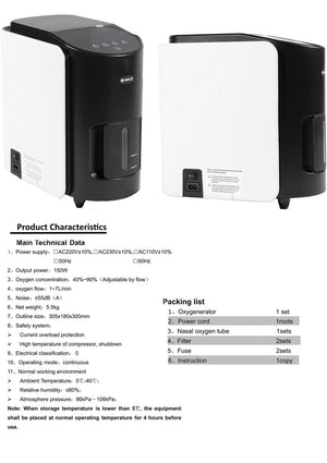 Medris Medical 7 L Portable Oxygen Concentrator