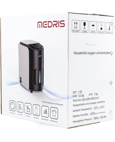Medris Medical 7 L Portable Oxygen Concentrator