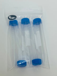 Tubes à essai en plastique 15 ml - lot de 5
