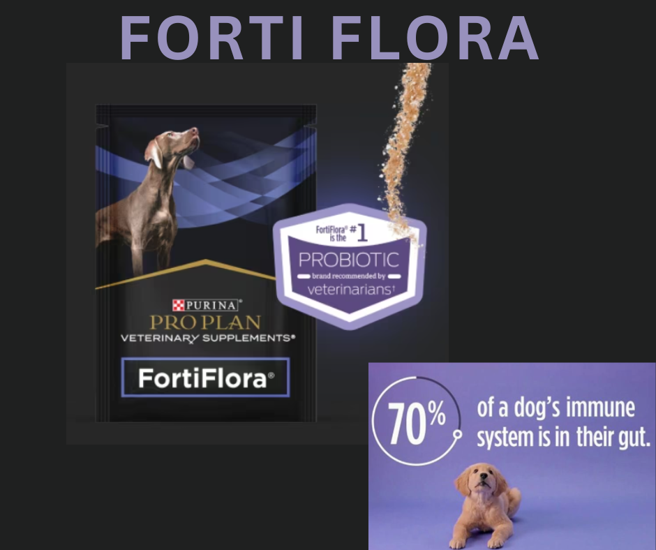 PURINA Pro Plan Veterinary Diets Probiotics Dog Supplement Fortiflora Canine Nu