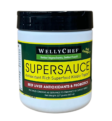 Welly Tails - SuperSauce Beef Liver & Krill Kibble Topper 227g