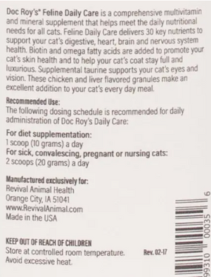 Doc Roy's Daily Care Feline