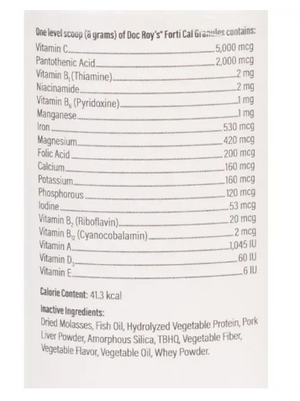 Doc Roy's FORTI CAL Granules