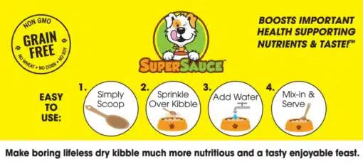 WellyChef – SuperSauce Kibble Topper Superfood-Probiotics-Cheddar Cheese 227g