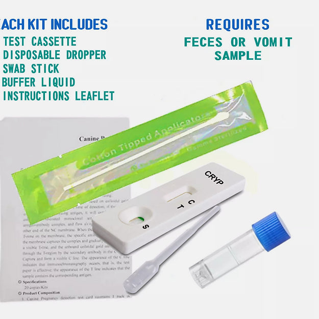 Kit de test de cryptosporidium (coccidies)