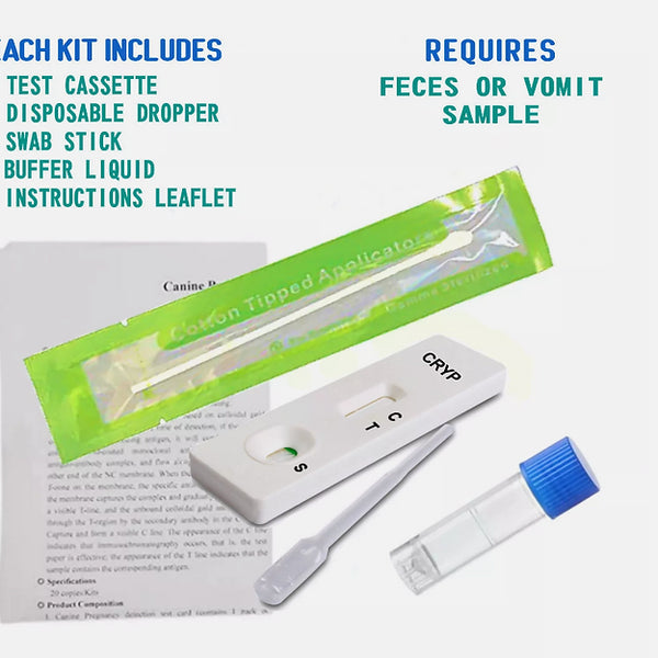 Kit de test de cryptosporidium (coccidies)