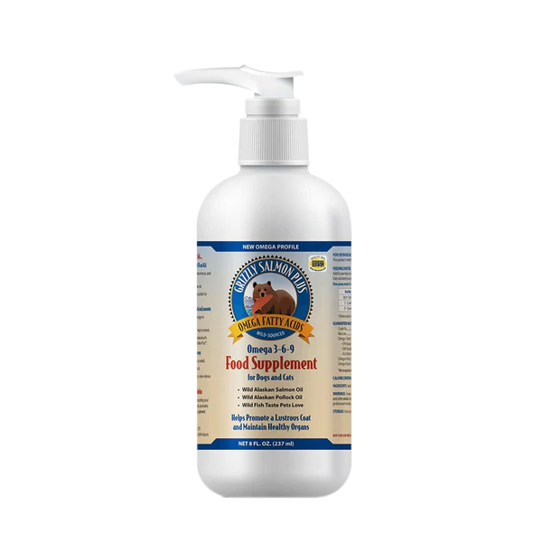 Grizzly - Salmon Oil Plus for Dogs and Cats