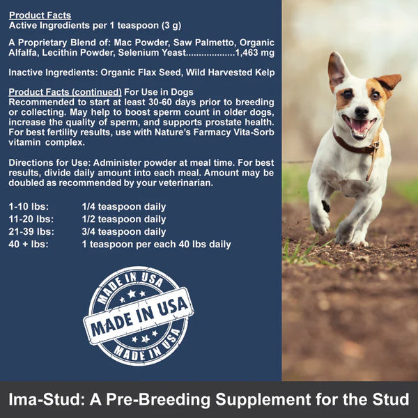 Dogzymes Ima Stud Mélange botanique - Fertilité - Sperme