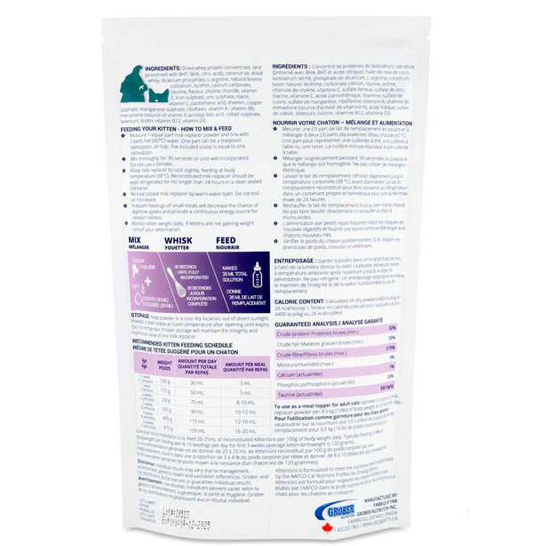 Kitten Gro 1 lb Milk Replacer