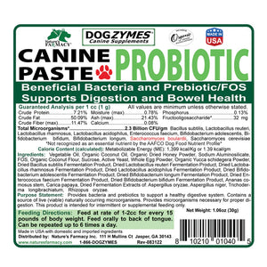 DogZymes Canine Probiotic Paste NOW IN 2 SIZES