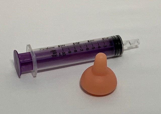 Seringues orales (utilisées avec des embouts de seringue en silicone)