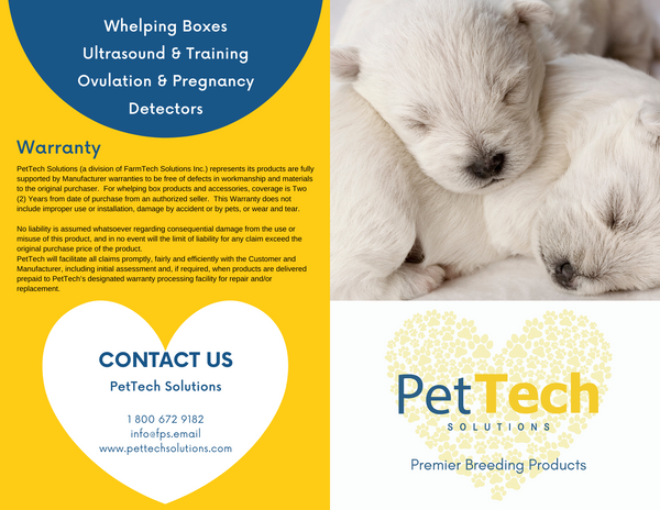PetTech Solutions Whelping Boxes