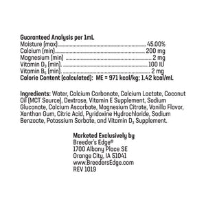 Breeder's Edge Oral Cal Plus Gel