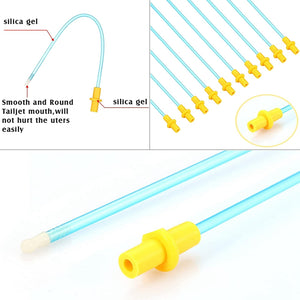 Pipettes AI 4 tailles à pointe flexible bleue