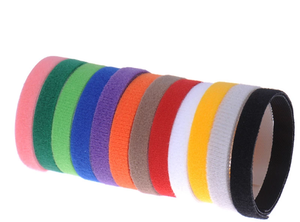 Colliers d'identification Velcro 12 pièces/ensemble 2 tailles