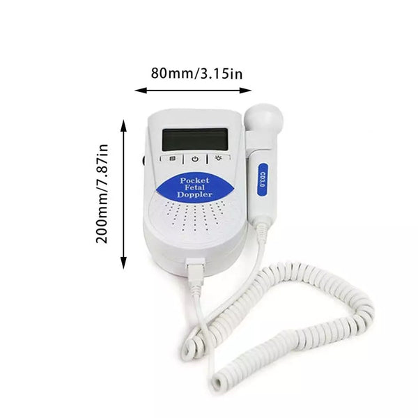Fréquence cardiaque Doppler 3 MHz