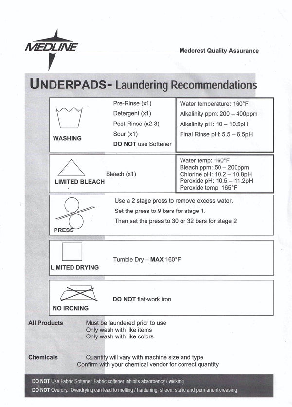 Washable Quilted Under Pad
