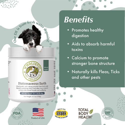 Terre de diatomées – Produits biologiques holistiques pour animaux de compagnie