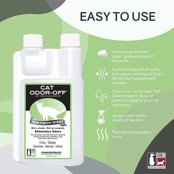 Concentré anti-odeurs pour chat - Thornell 16 oz 