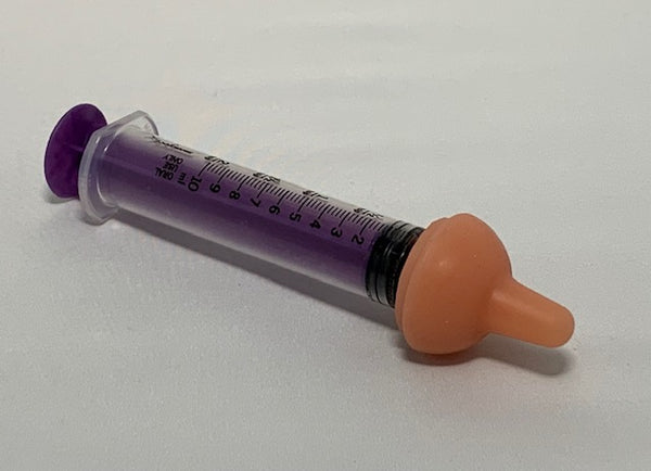Tétine de seringue en silicone