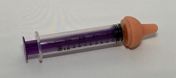 Tétine de seringue en silicone