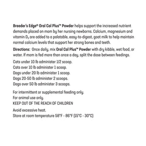 Poudre Oral Cal Plus Breeder's Edge
