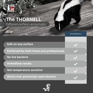 Bouteille de trempage éliminateur d'odeurs pour animaux de compagnie Skunk Off - Prêt à l'emploi 8 OZ 