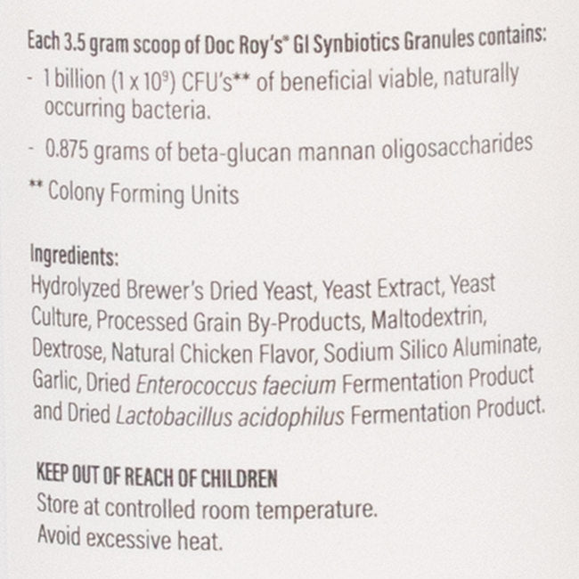 Granules Synbiotics GI 454 de Doc Roy