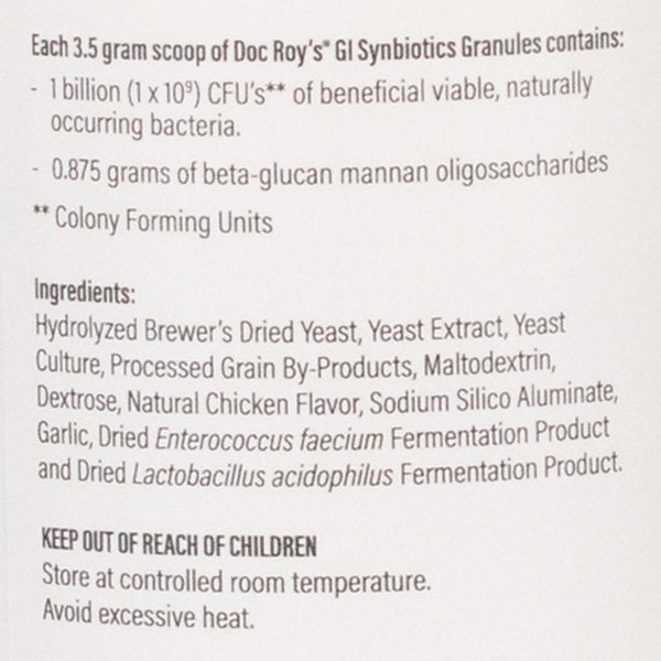 Granules Synbiotics GI 454 de Doc Roy